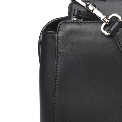 Fendi Calfskin Flowerland Dotcom Satchel Black 10 of 10