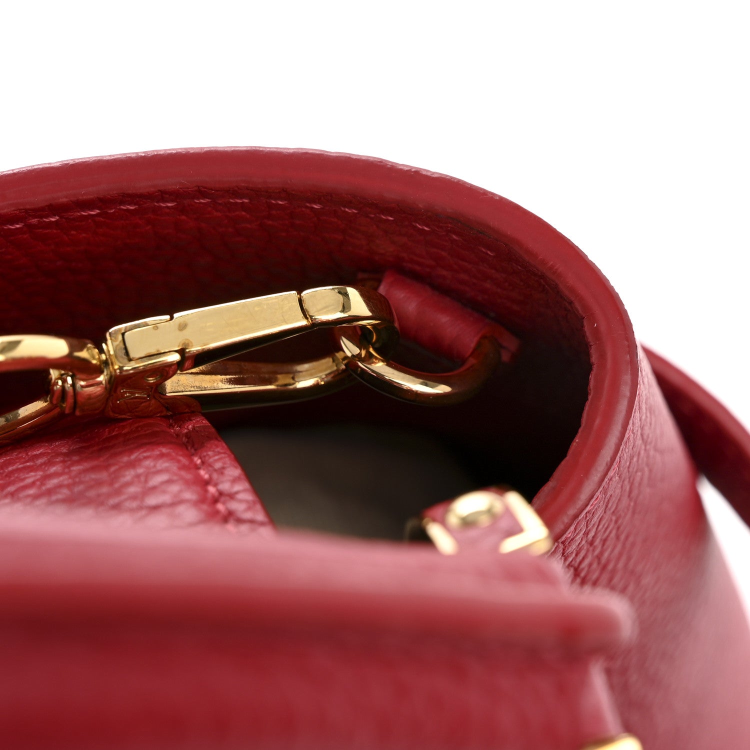 Louis Vuitton Taurillon Capucines BB Scarlet Red 12 of 12