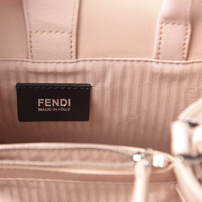 Fendi Vitello Elite Monster Petite 2Jours Tote Rosa Plaster 6 of 11