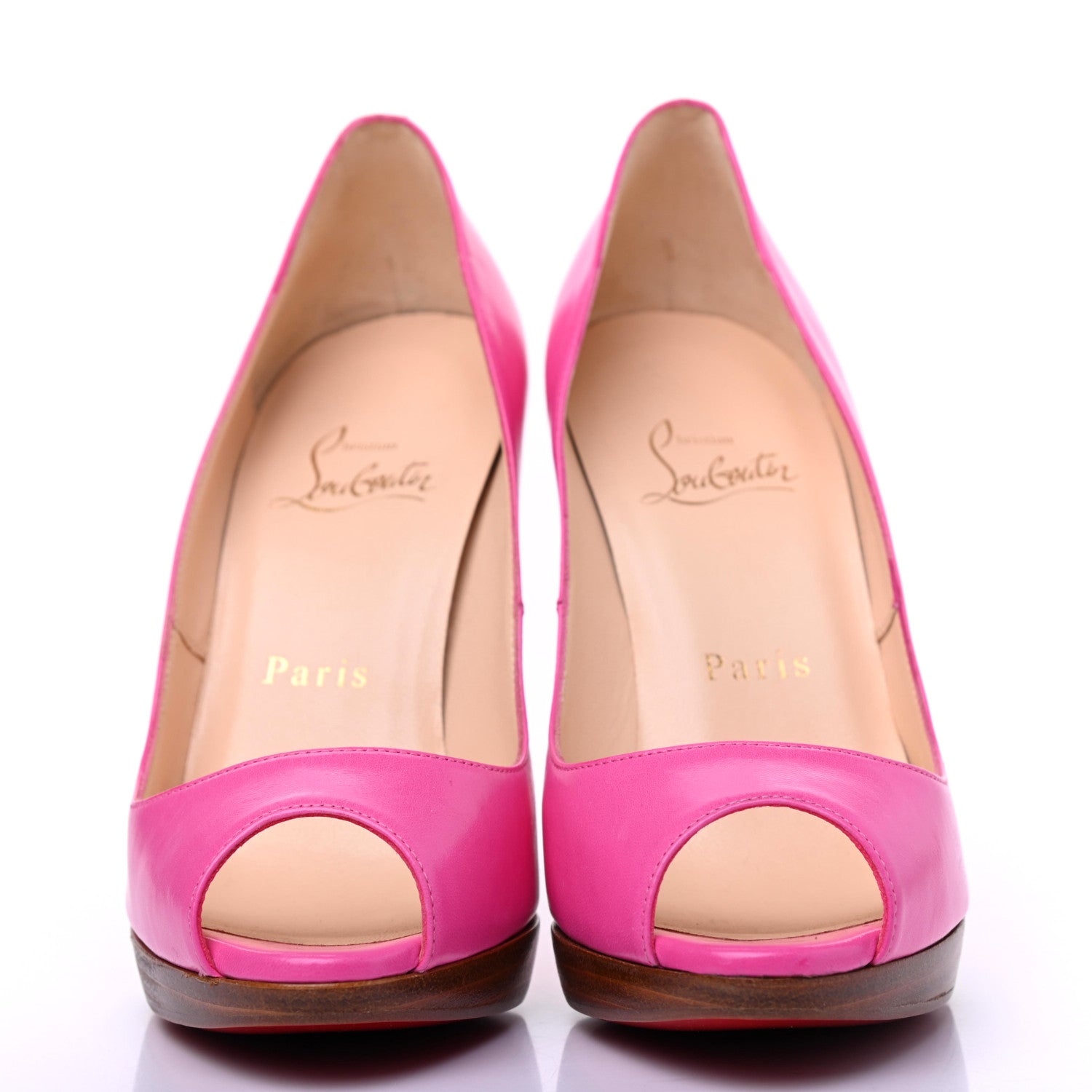 Christian Louboutin Kid Cuoio Yolanda 120 Pumps 36 Pink 2 of 8