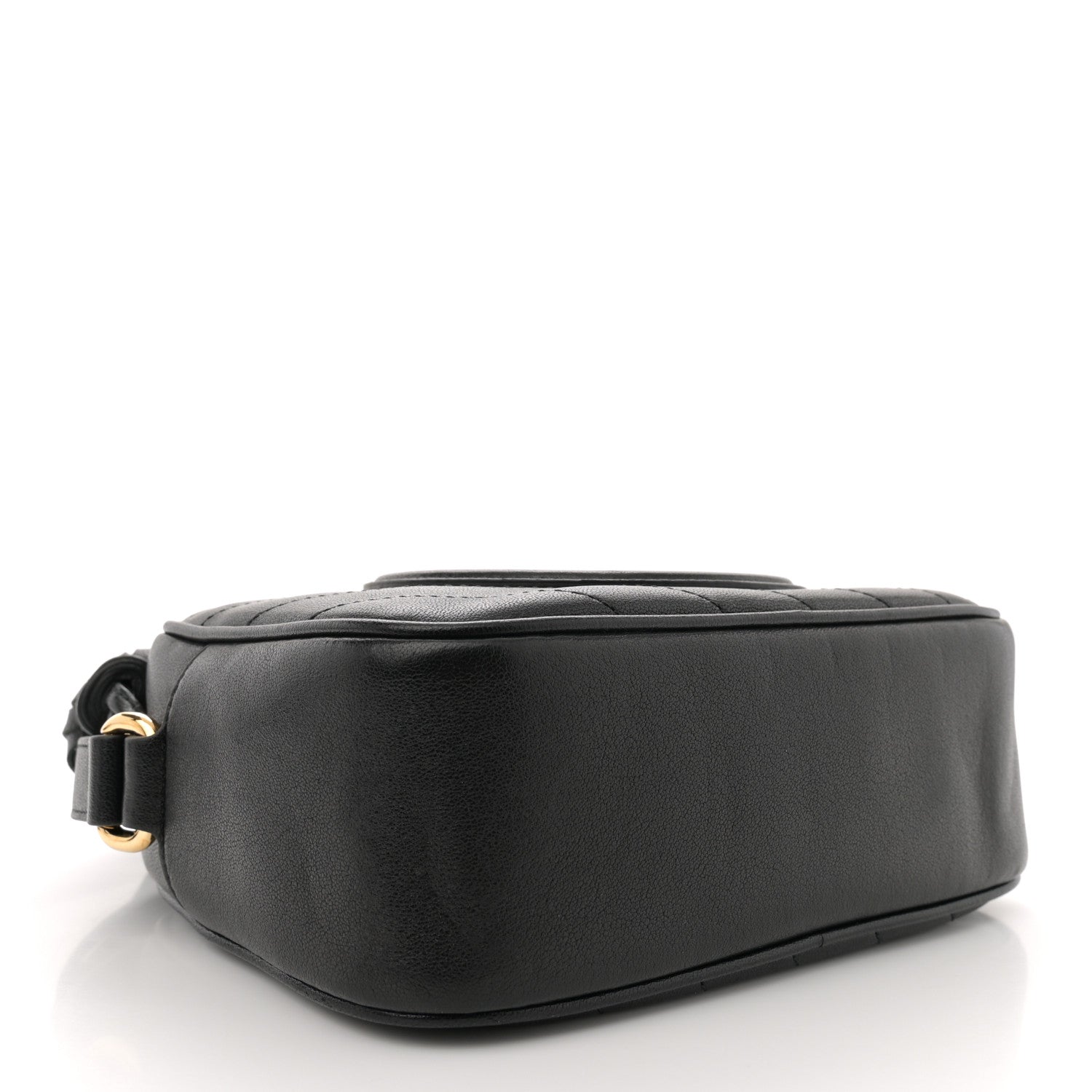 Gucci Sakai Be Green Calfskin Diagonal Stitched Small Blondie Shoulder Bag Black 4 of 10