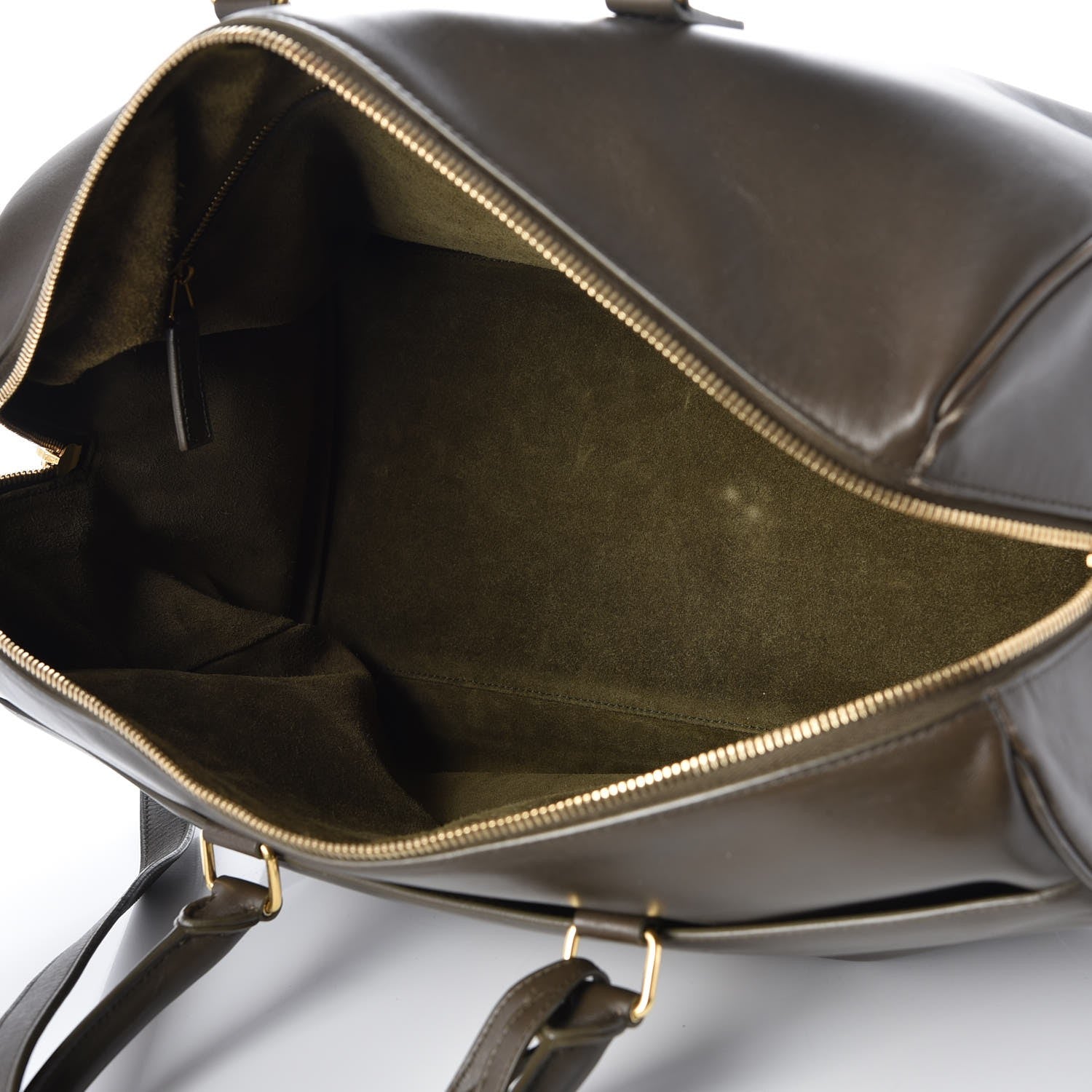 Saint Laurent Calfskin Classic Duffle 12 Earth 6 of 12