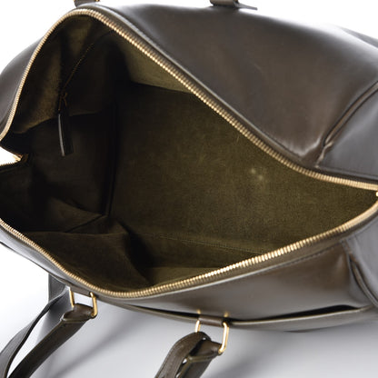 Saint Laurent Calfskin Classic Duffle 12 Earth 6 of 12