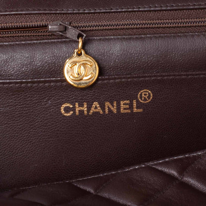 Chanel Lambskin Jumbo Single Flap Brown 8 of 10