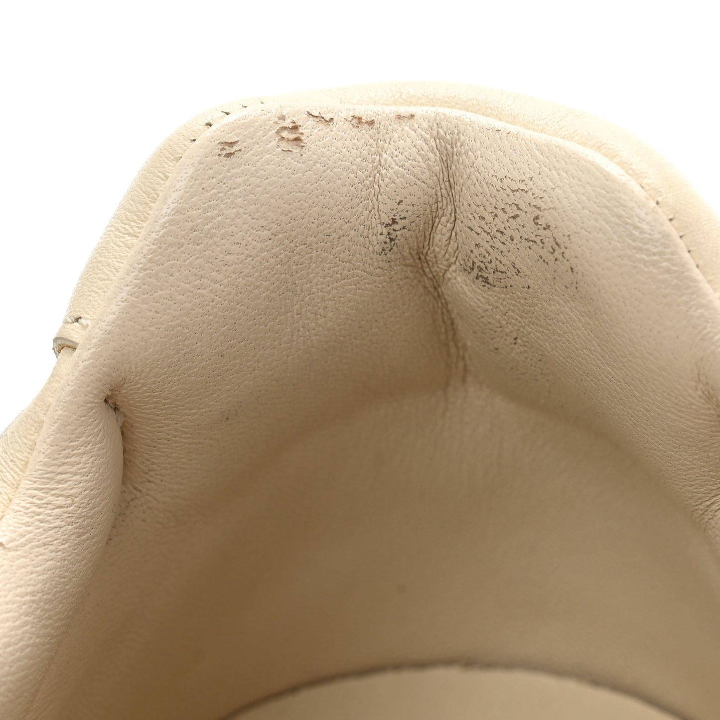Calfskin Mouth Print Mens Rhyton Sneakers 10 Ivory
