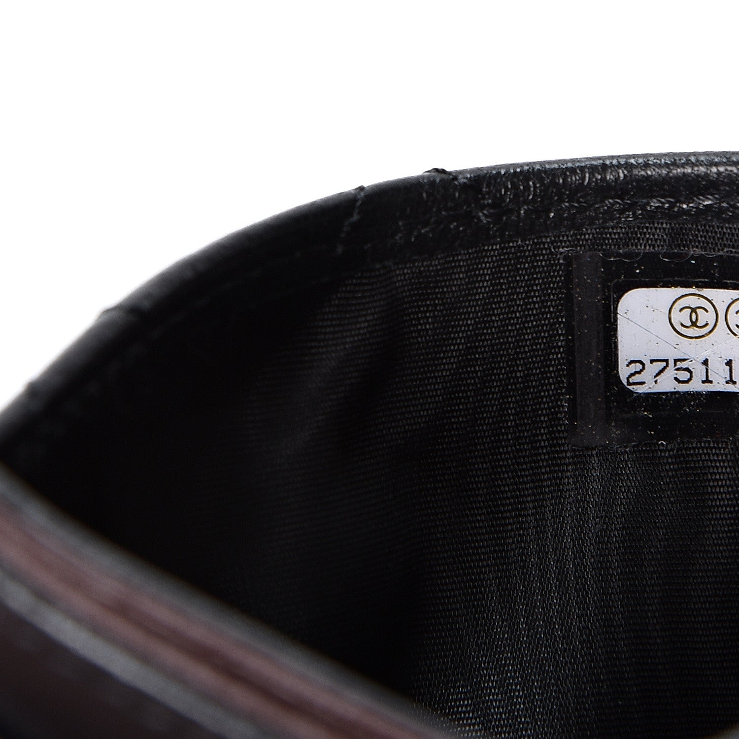 Chanel Lambskin Quilted Card Holder Black 7 of 10