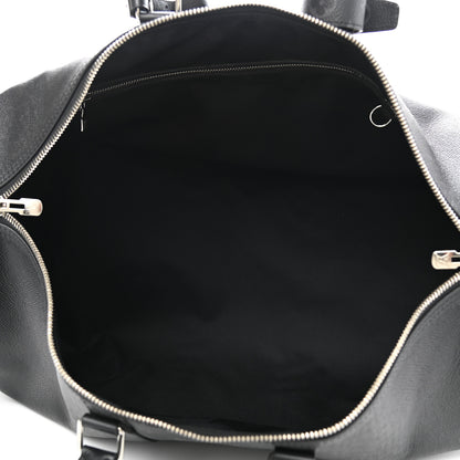 Louis Vuitton Taiga Monogram Eclipse Keepall Bandouliere 50 Black 4 of 10