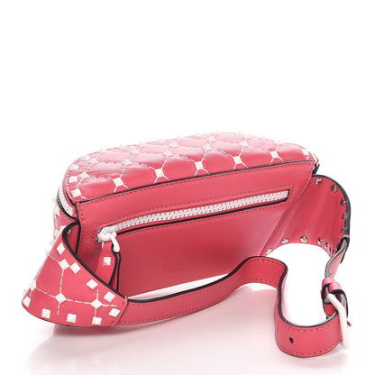 Valentino Garavani Lambskin Free Rockstud Spike Belt Bag Shadow Pink 3 of 8
