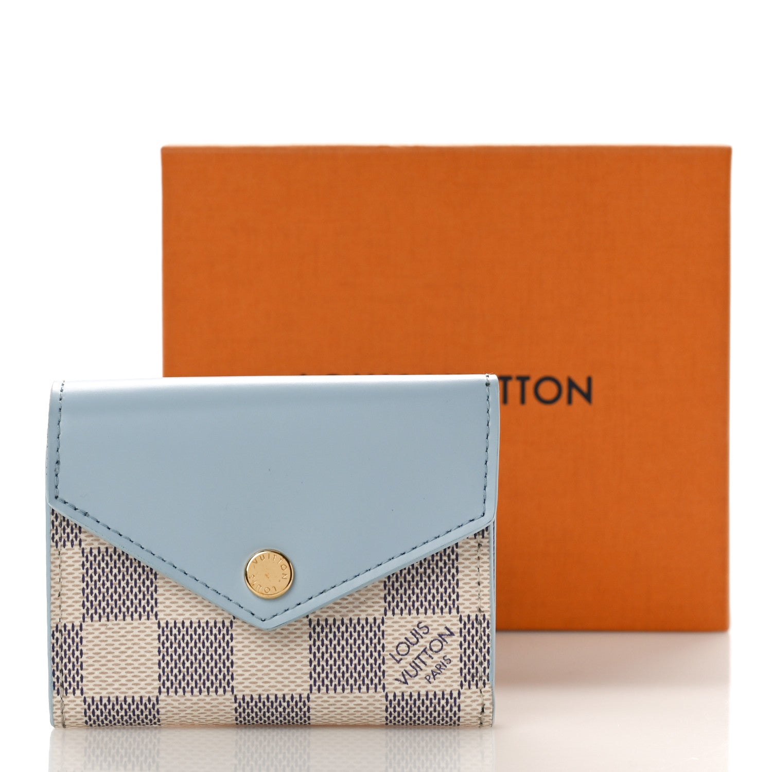 Louis Vuitton Damier Azur Zoe Wallet Olympe 9 of 9
