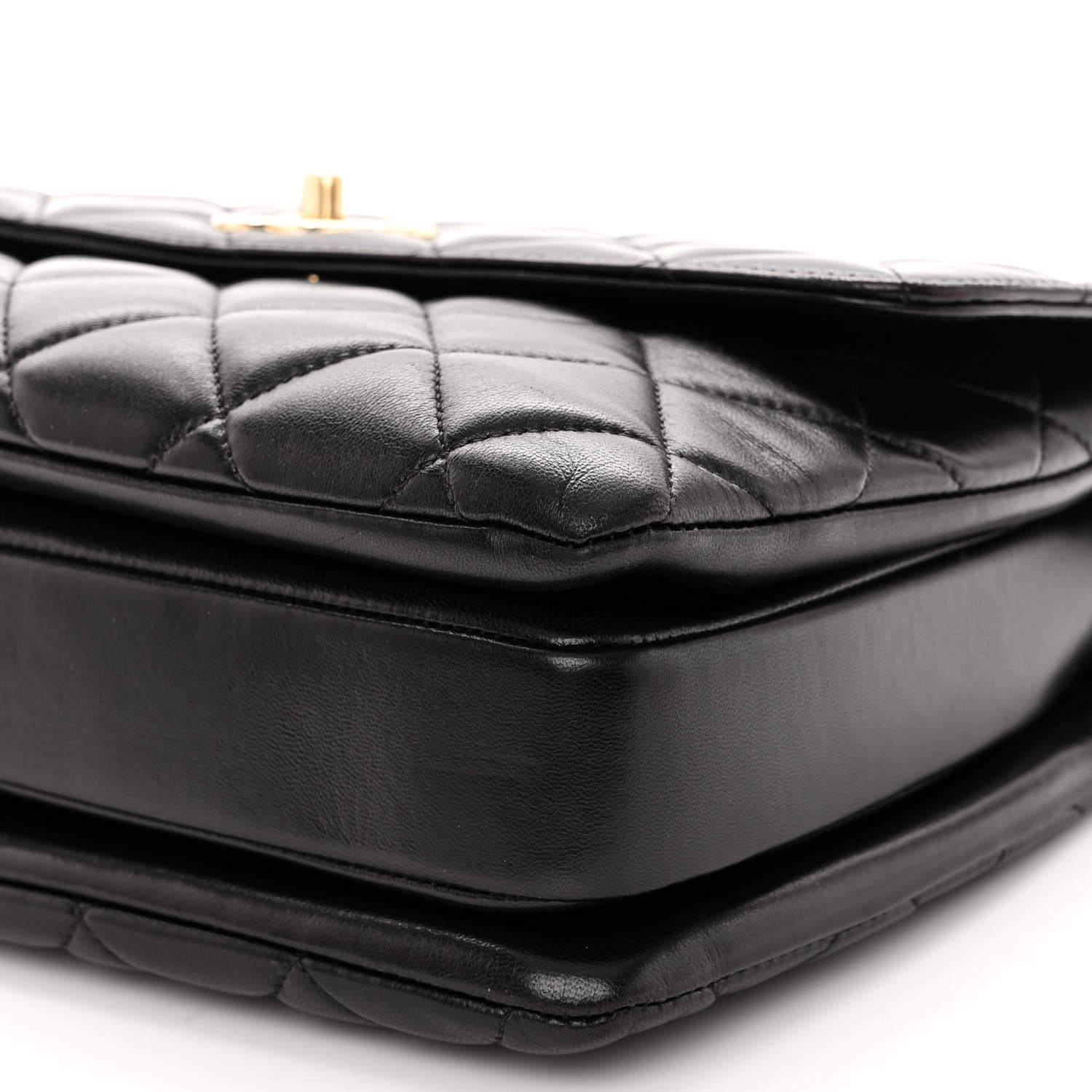 Chanel Lambskin Quilted Medium Trendy CC Flap Dual Handle Bag Black 11 of 11