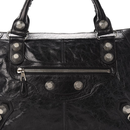 Balenciaga Agneau Giant 21 Silver Hardware Work Black 15 of 15