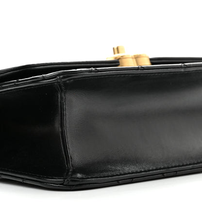 Chanel Calfskin Quilted Mini Coco Ring Flap Black 9 of 10