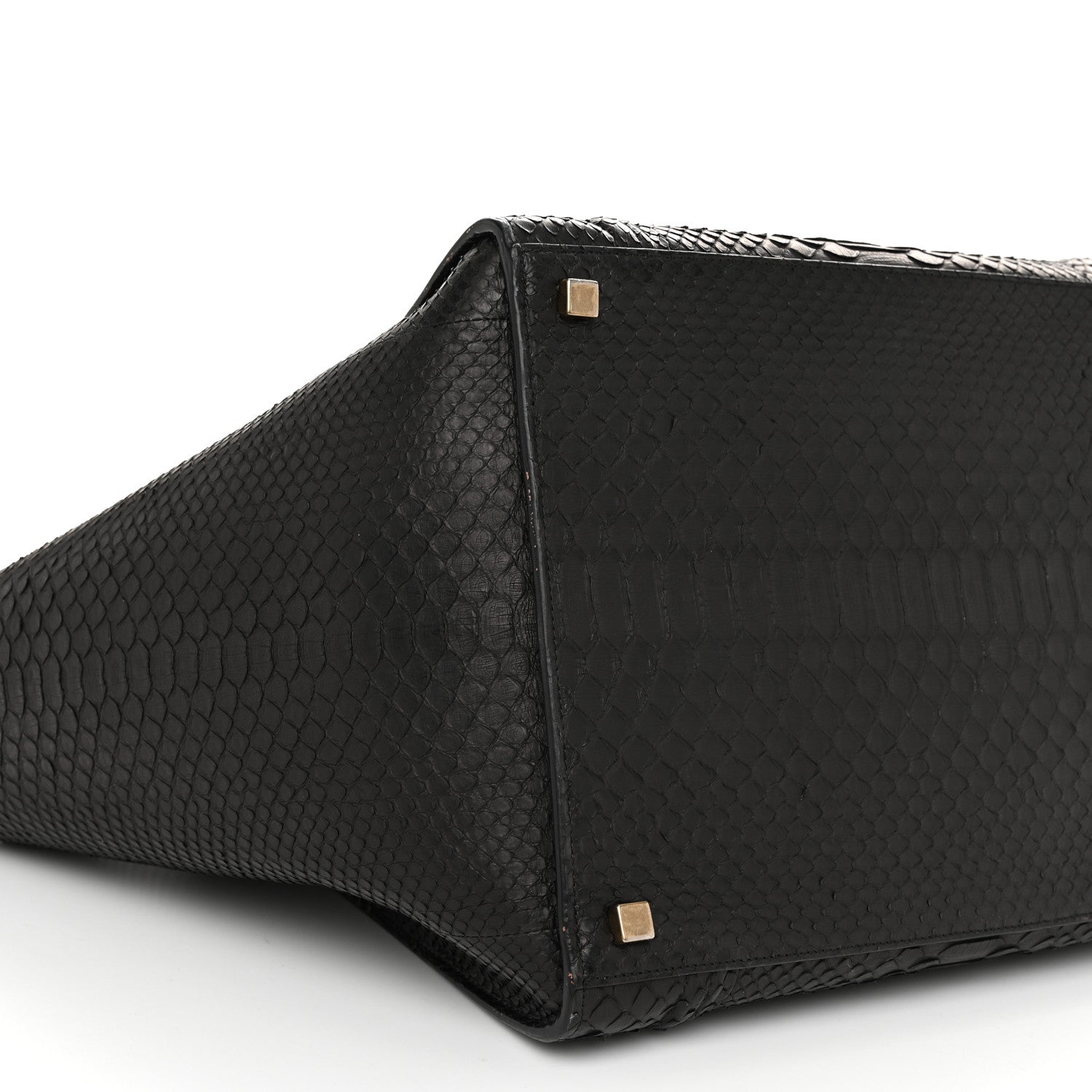 Celine Snakeskin Medium Phantom Luggage Black 9 of 13