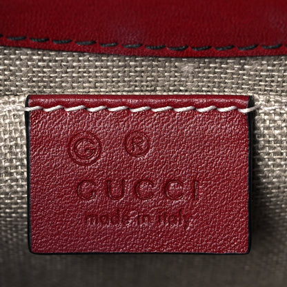 Gucci Soft Microguccissima Mini Emily Chain Shoulder Bag Rosso 6 of 9