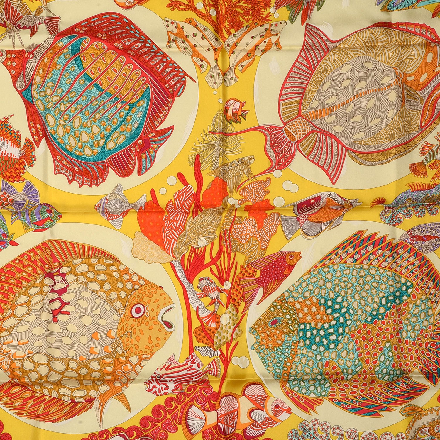 Hermes Silk Grands Fonds Scarf 90 1 of 6