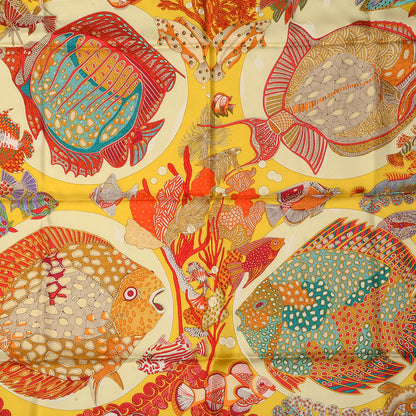 Hermes Silk Grands Fonds Scarf 90 1 of 6