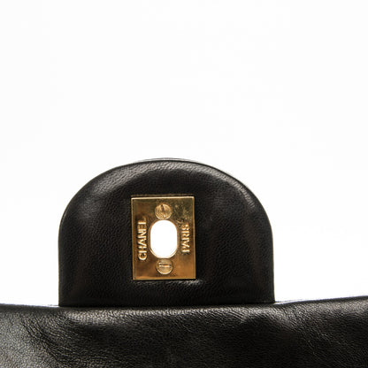Chanel Lambskin Quilted Backpack Black 9 of 10