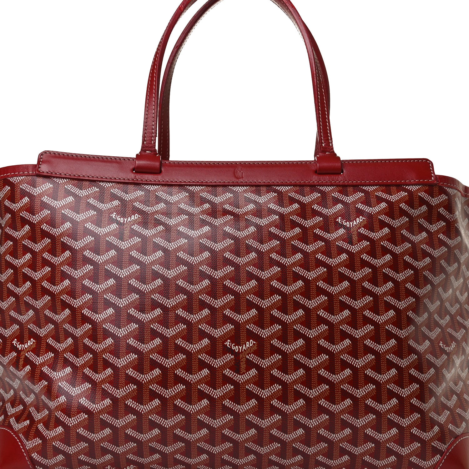 Goyard Goyardine Bellechasse PM Red 6 of 13