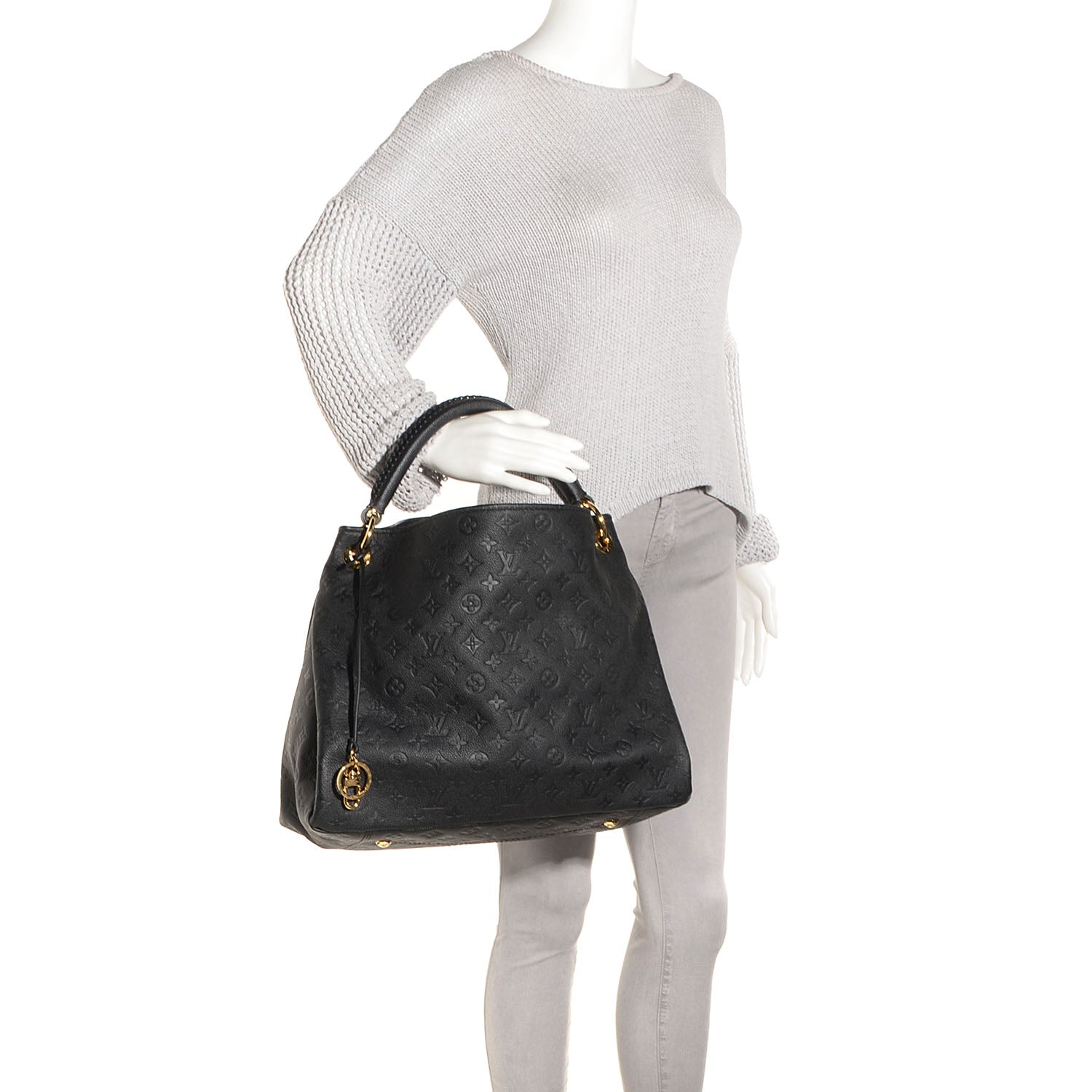 Louis Vuitton Empreinte Artsy MM Black 2 of 7