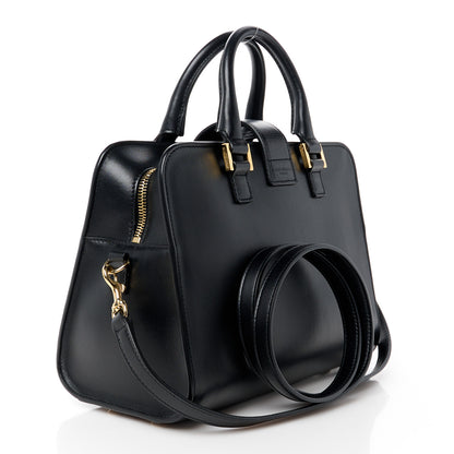 Saint Laurent Calfskin Monogram Baby Cabas Black 3 of 12