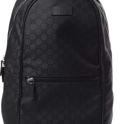 Gucci Nylon Monogram Slim Backpack Black 7 of 11