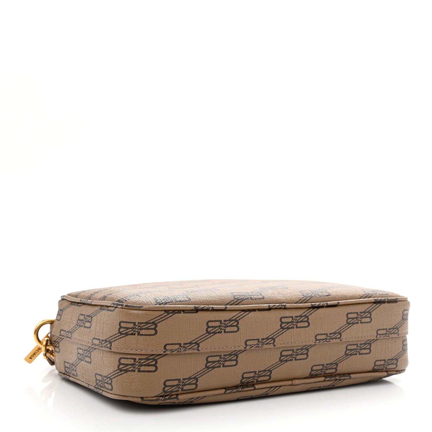 Balenciaga Coated Canvas BB Monogram Medium Signature Camera Bag Beige Brown 3 of 9