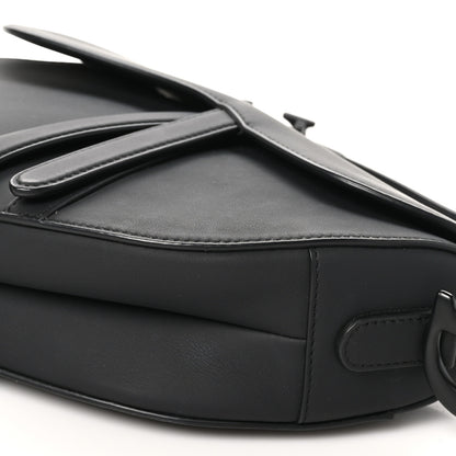Christian Dior Ultra Matte Calfskin Saddle Bag Black 10 of 10