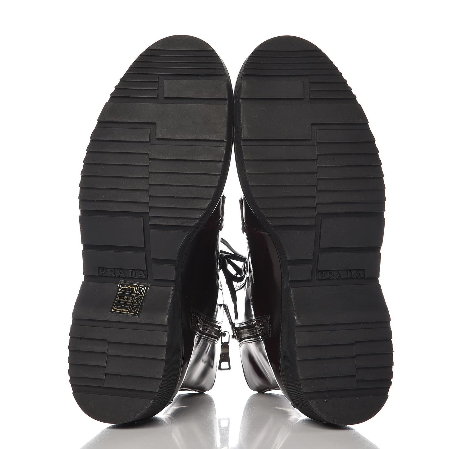 Spazzolato Combat Boots 36 Granato Fume