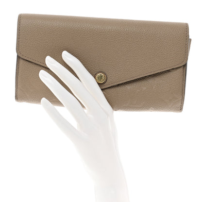 Louis Vuitton Empreinte Sarah Wallet NM Tourterelle 2 of 8