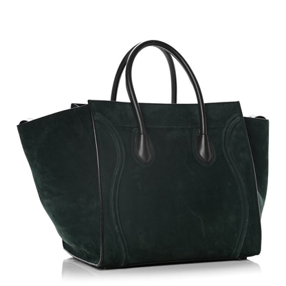 Celine Nubuck Medium Phantom Luggage Bottle Green 2 of 15