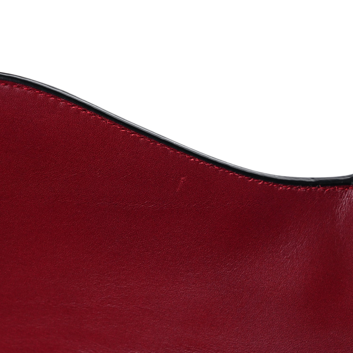 Christian Dior Calfskin Saddle Bag Scarlet 12 of 15