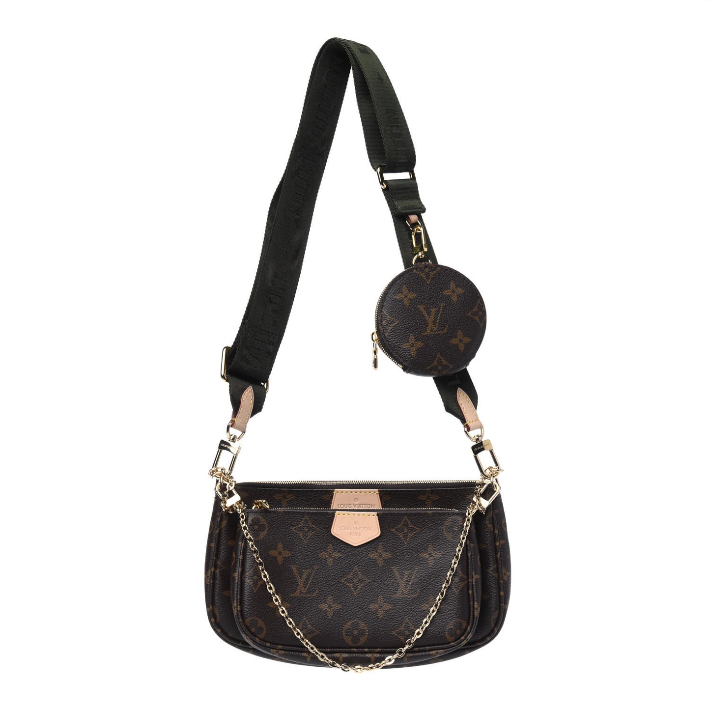 Monogram Multi Pochette Accessories Kaki