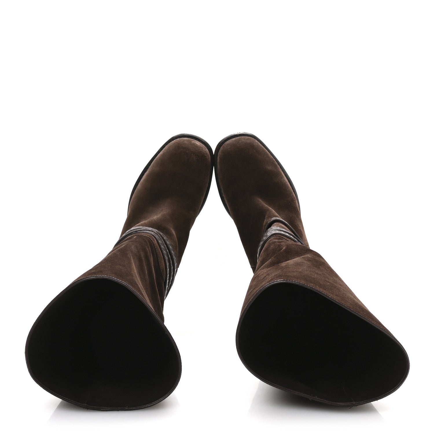 Louis Vuitton Suede Crossroads High Boot 38 Brown 2 of 8