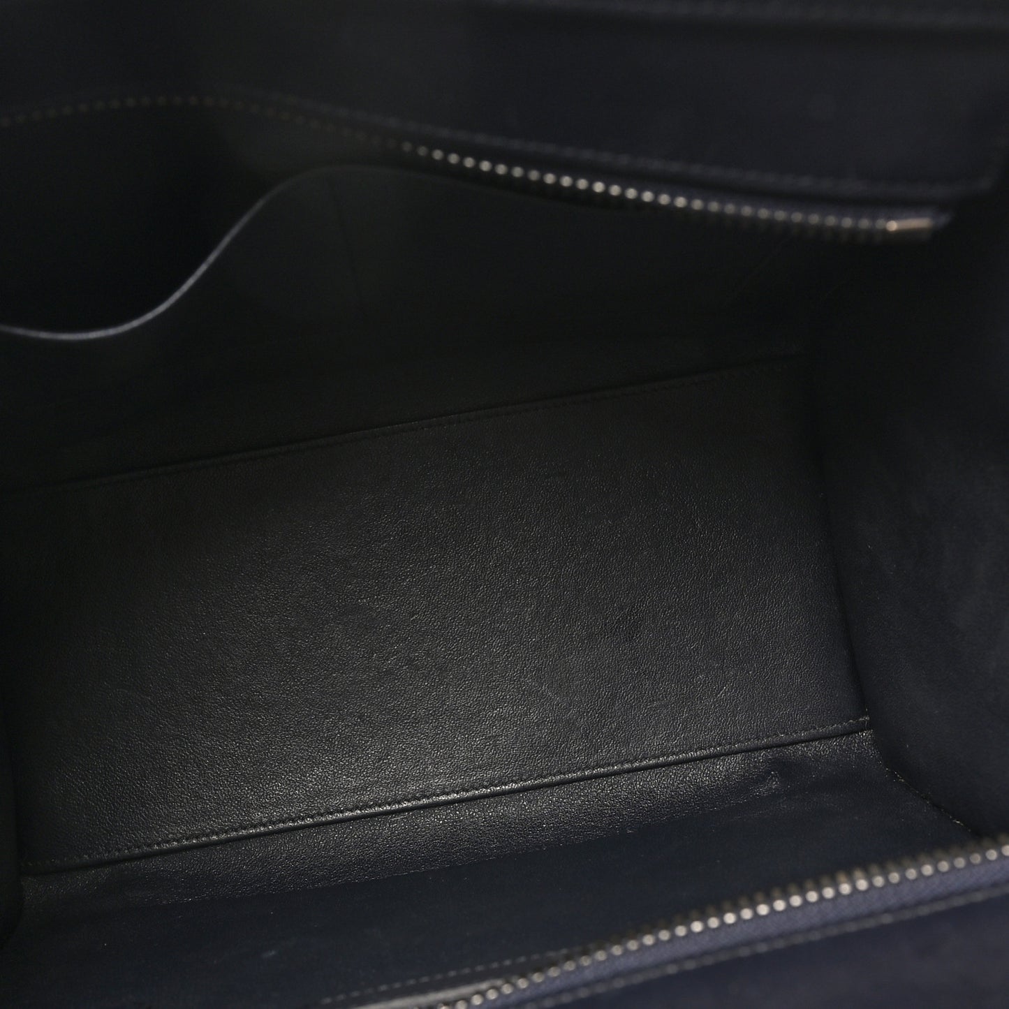 Baby Grained Calfskin Nubuck Micro Tri-Color Luggage White