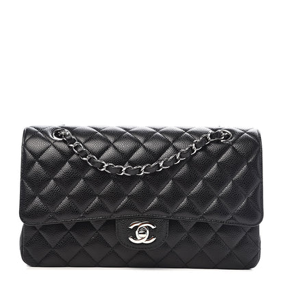 Chanel Caviar Quilted Medium Double Flap Black 1 of 10