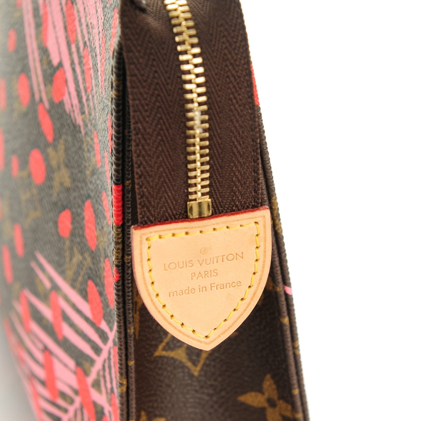 Monogram Jungle Dots Toiletry Pouch 26 Sugar Pink Poppy