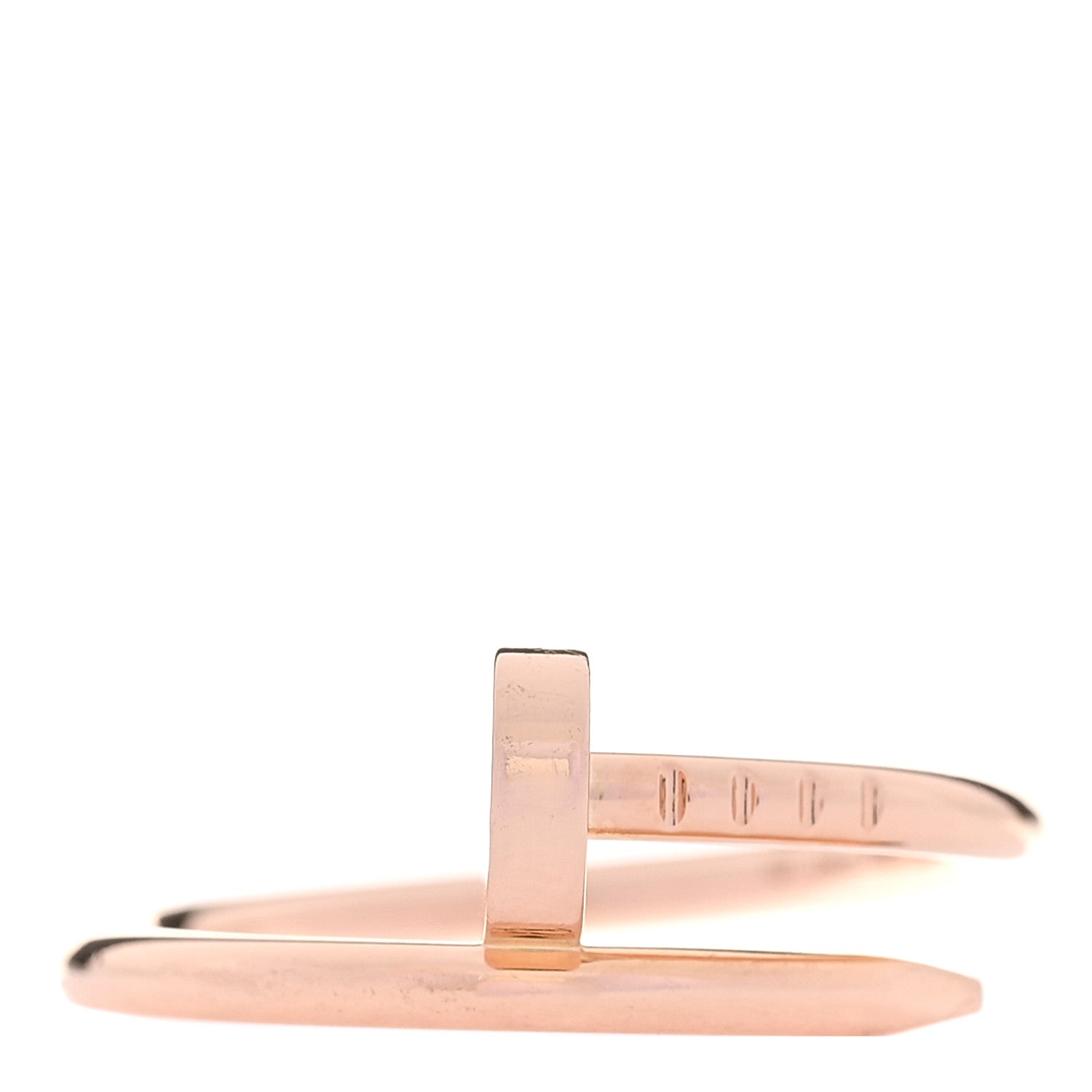 Cartier 18K Pink Gold Small Juste Un Clou Ring 50 5.5 1 of 5