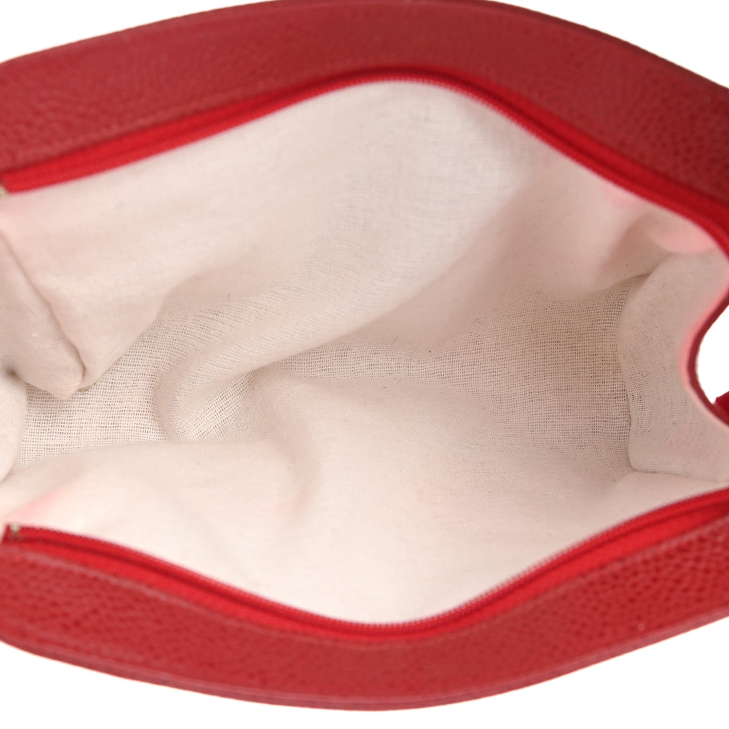 Chanel Caviar Timeless CC Wrist Pouch Red 5 of 8