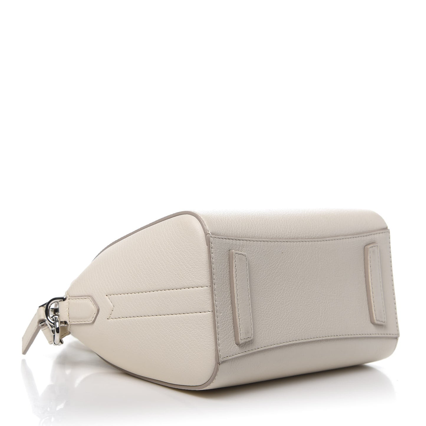 Sugar Goatskin Mini Antigona Beige Buff