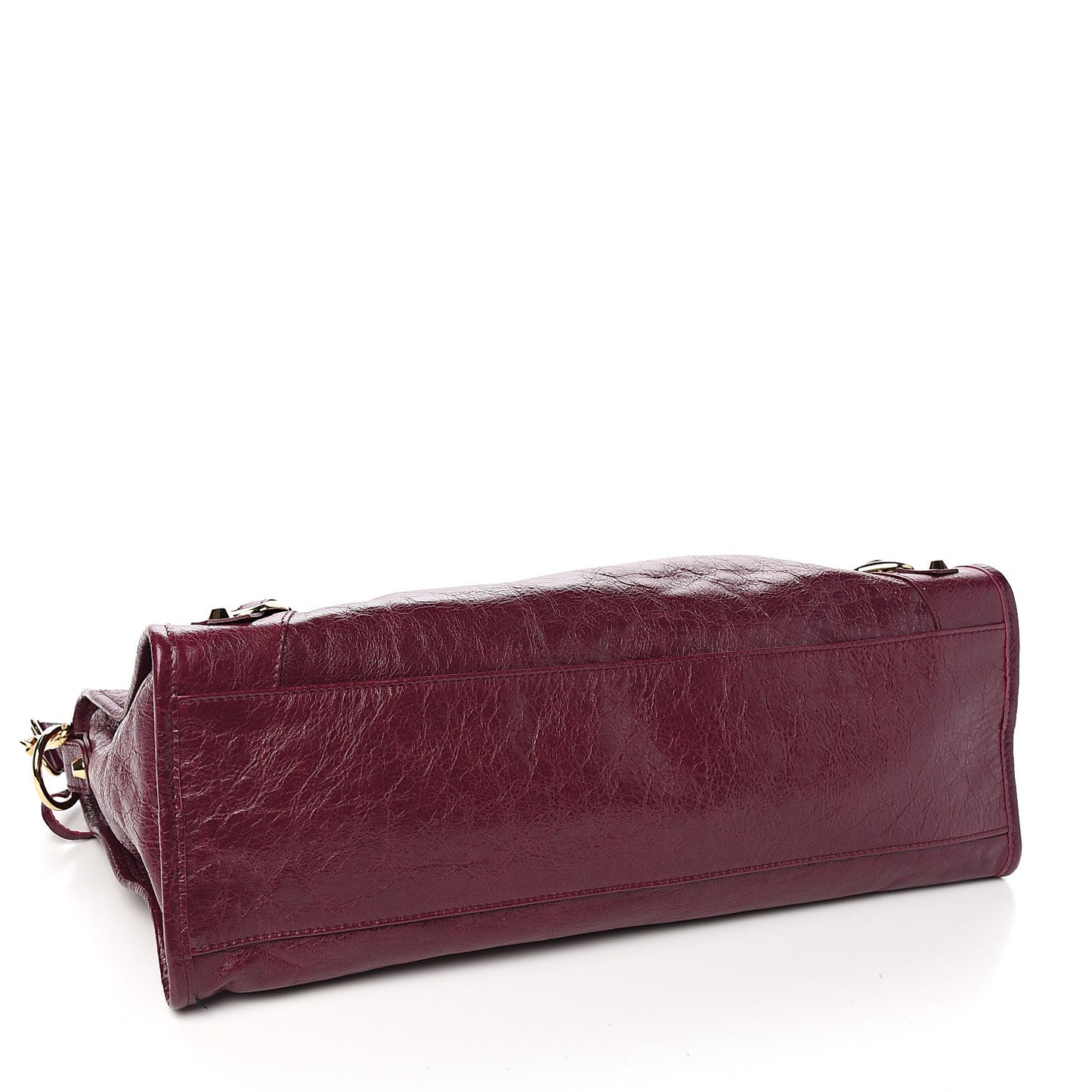 Agneau Classic Gold Hardware City Violet Prune