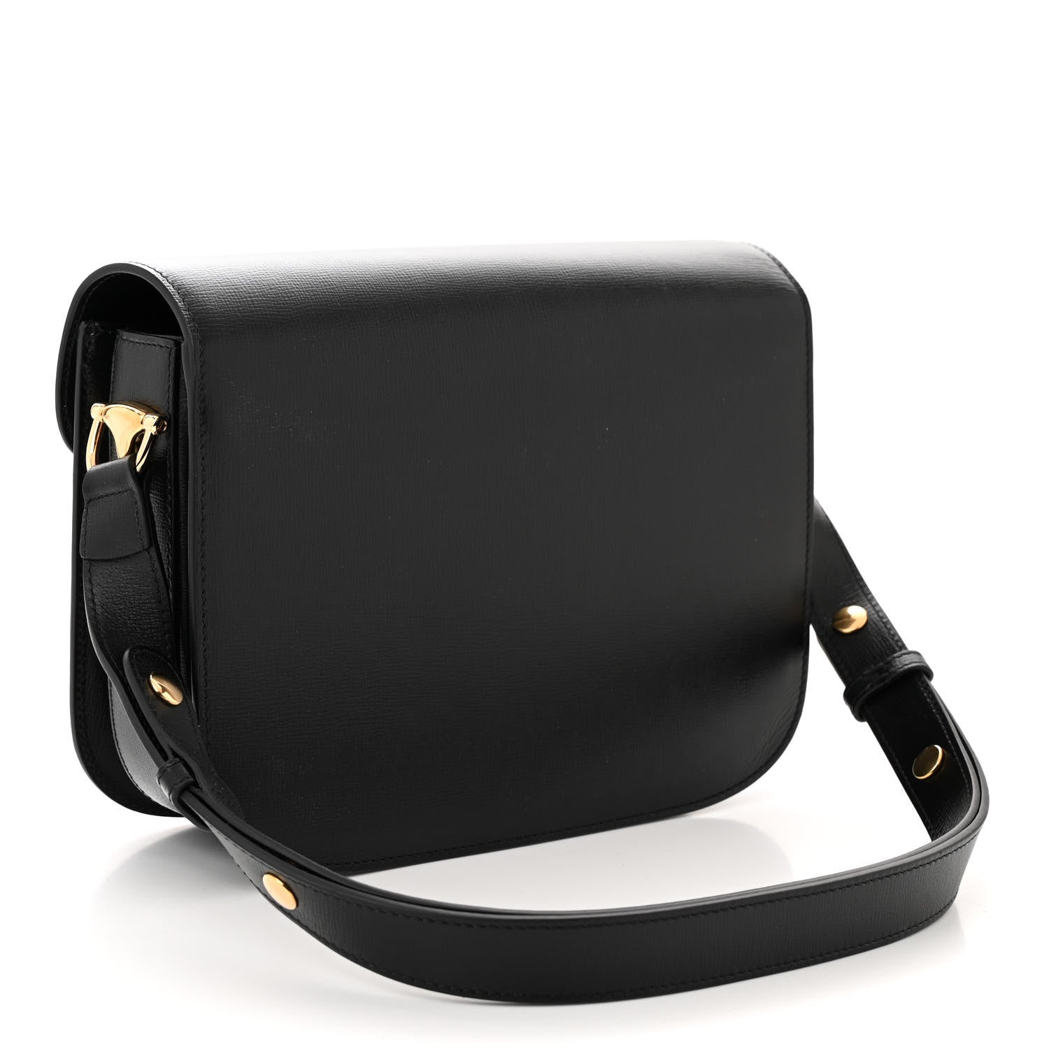 Gucci Azalea Calfskin Horsebit 1955 Shoulder Bag Black 3 of 10