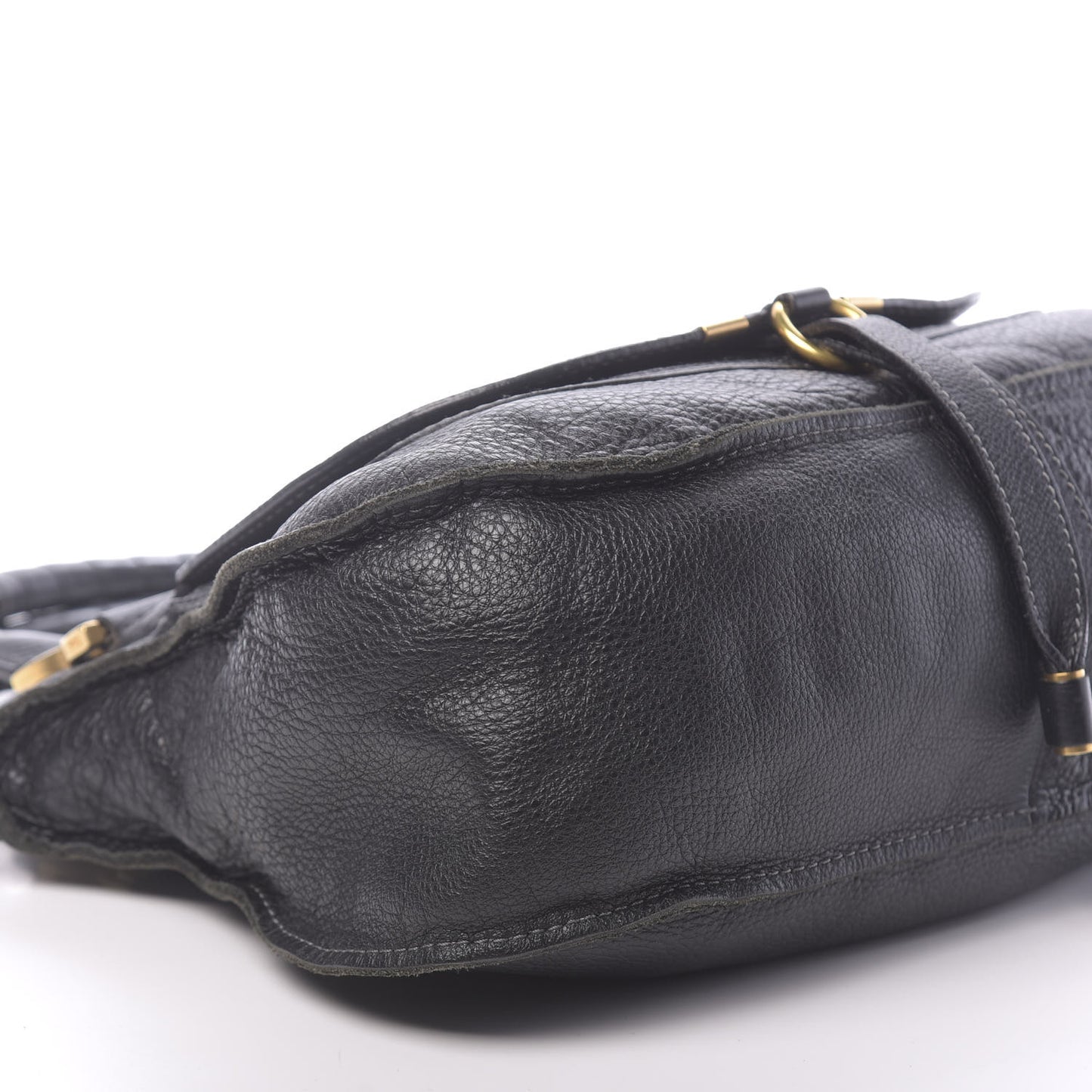 Calfskin Medium Marcie Satchel Black
