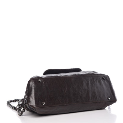 Chanel Glazed Caviar Pocket In The City Shoulder Bag Brown 4 of 11