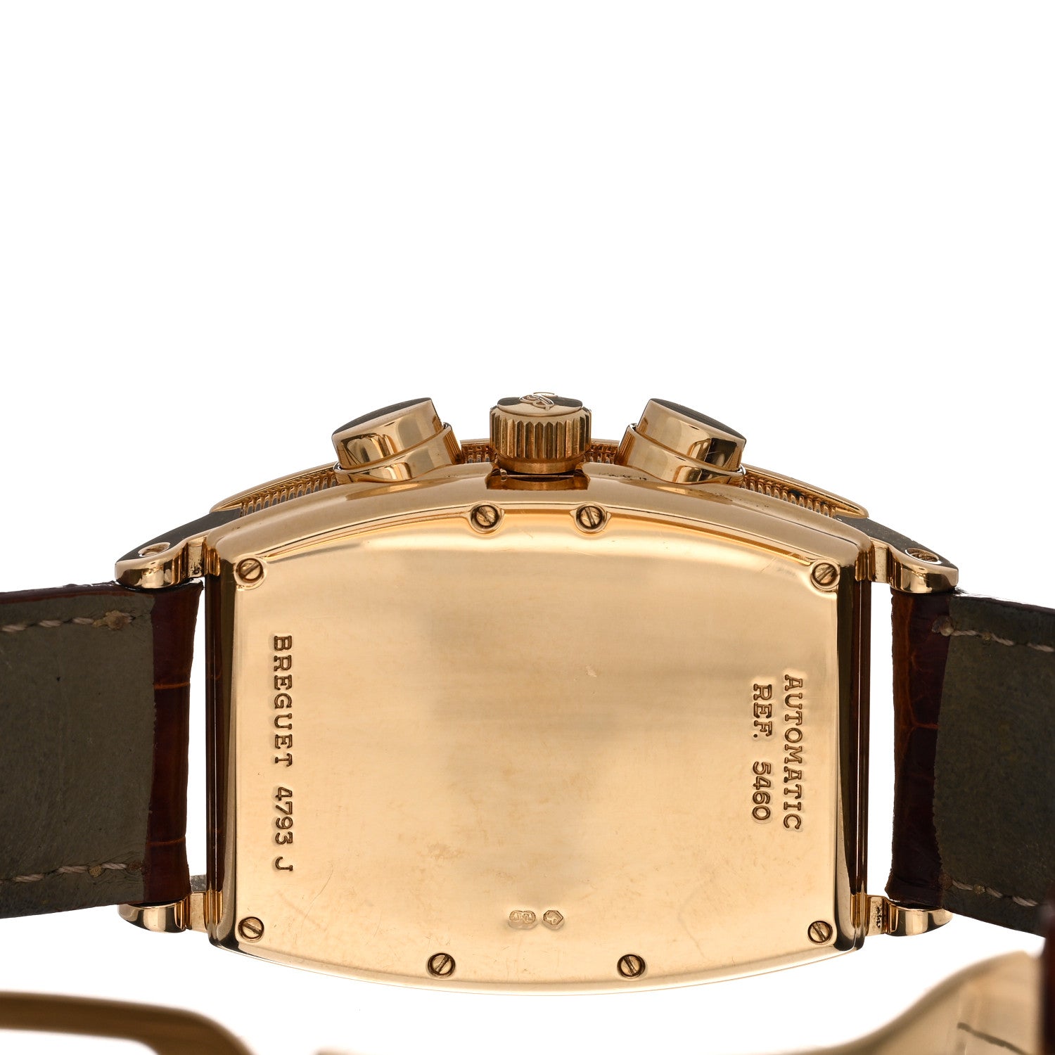 Breguet 18K Yellow Gold Alligator 32mm Héritage Chronograph Automatic Watch 5460BA/12/996 4 of 4