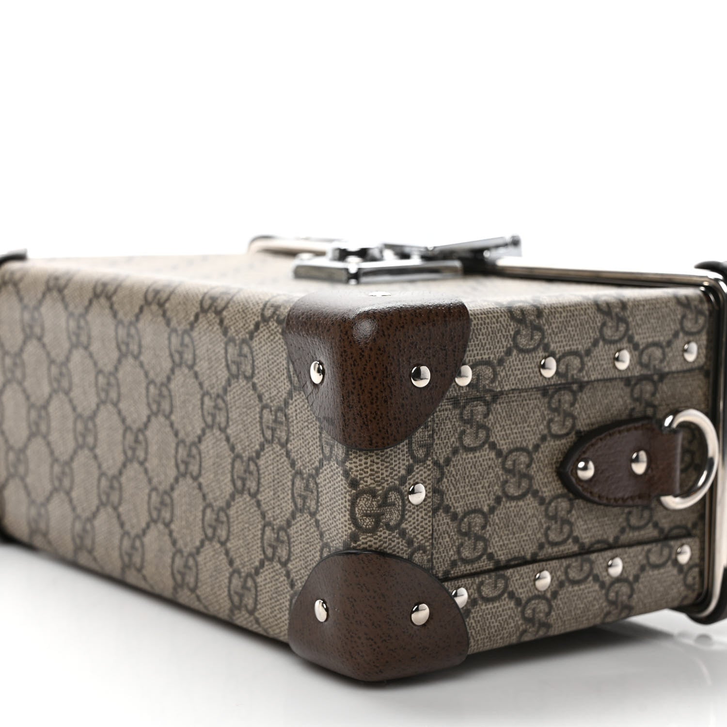 Gucci GG Supreme Monogram Globe-Trotter Beauty Case Brown 9 of 11