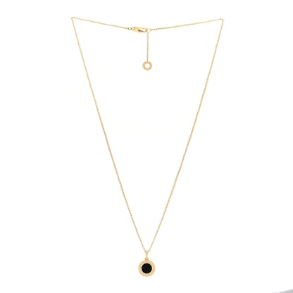 Bulgari 18K Yellow Gold Black Onyx BVLGARI BVLGARI Pendant Necklace 3 of 5