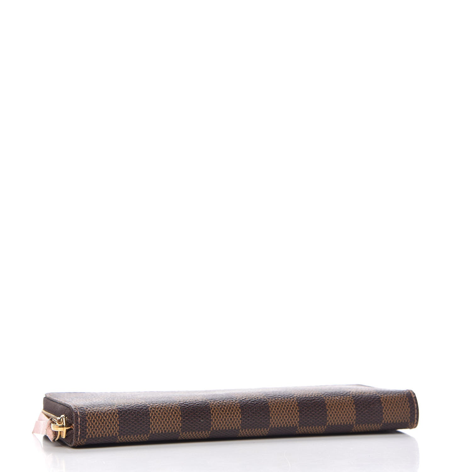 Louis Vuitton Damier Ebene Clemence Wallet Rose Ballerine 4 of 9