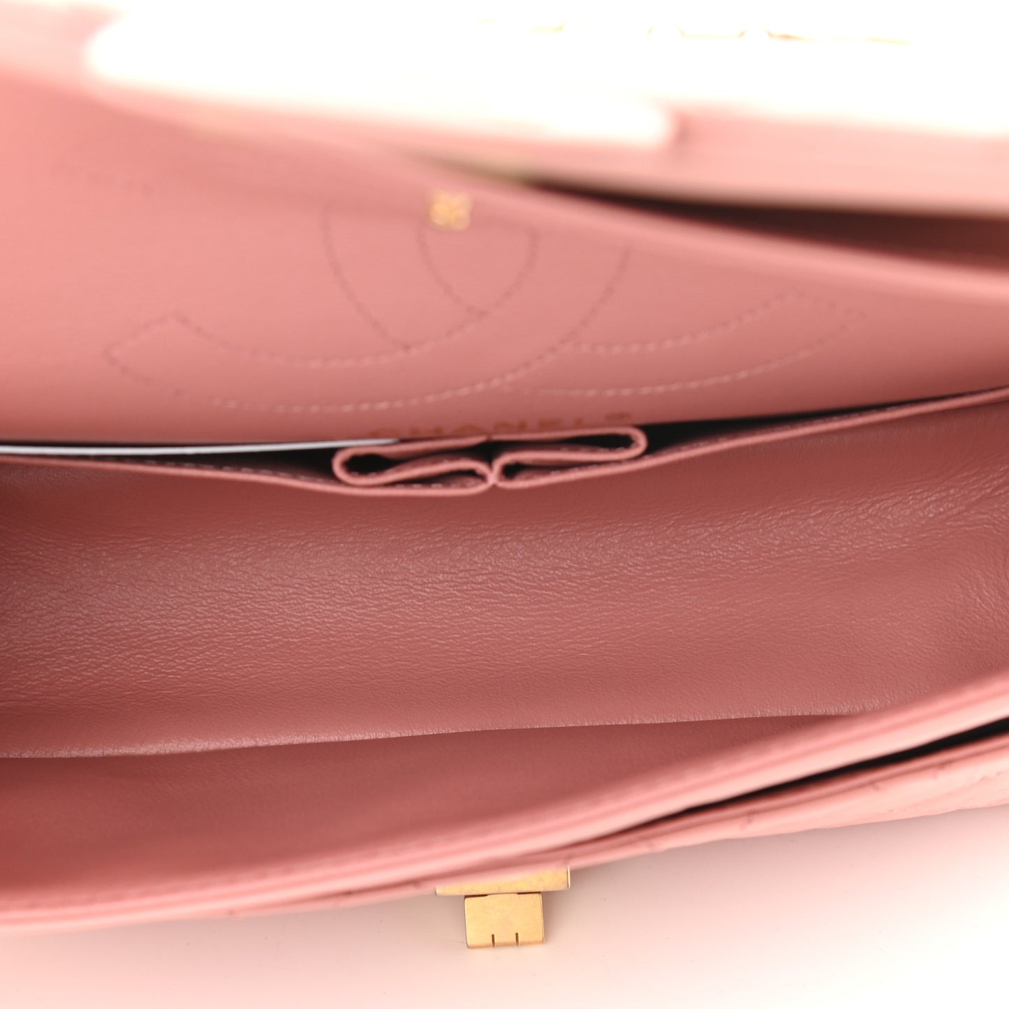 Aged Calfskin Quilted 2.55 Reissue 225 Flap Pink