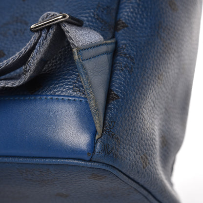 MCM Visetos Medium Sprinkle Stud Stark Backpack Blue 14 of 14
