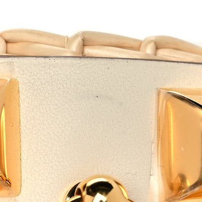 Hermes Wicker Swift Medor Picnic Cuff Bracelet T2 Nata 7 of 7